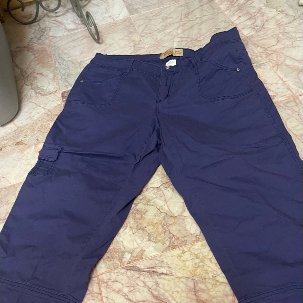 Capri Pants Navy Blue 20W